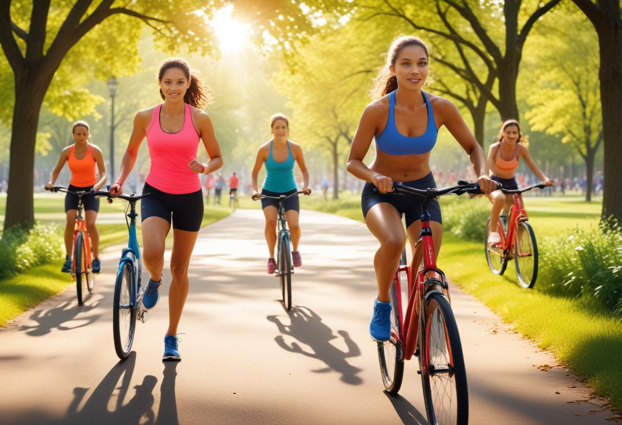 Kraften i cardio illustration