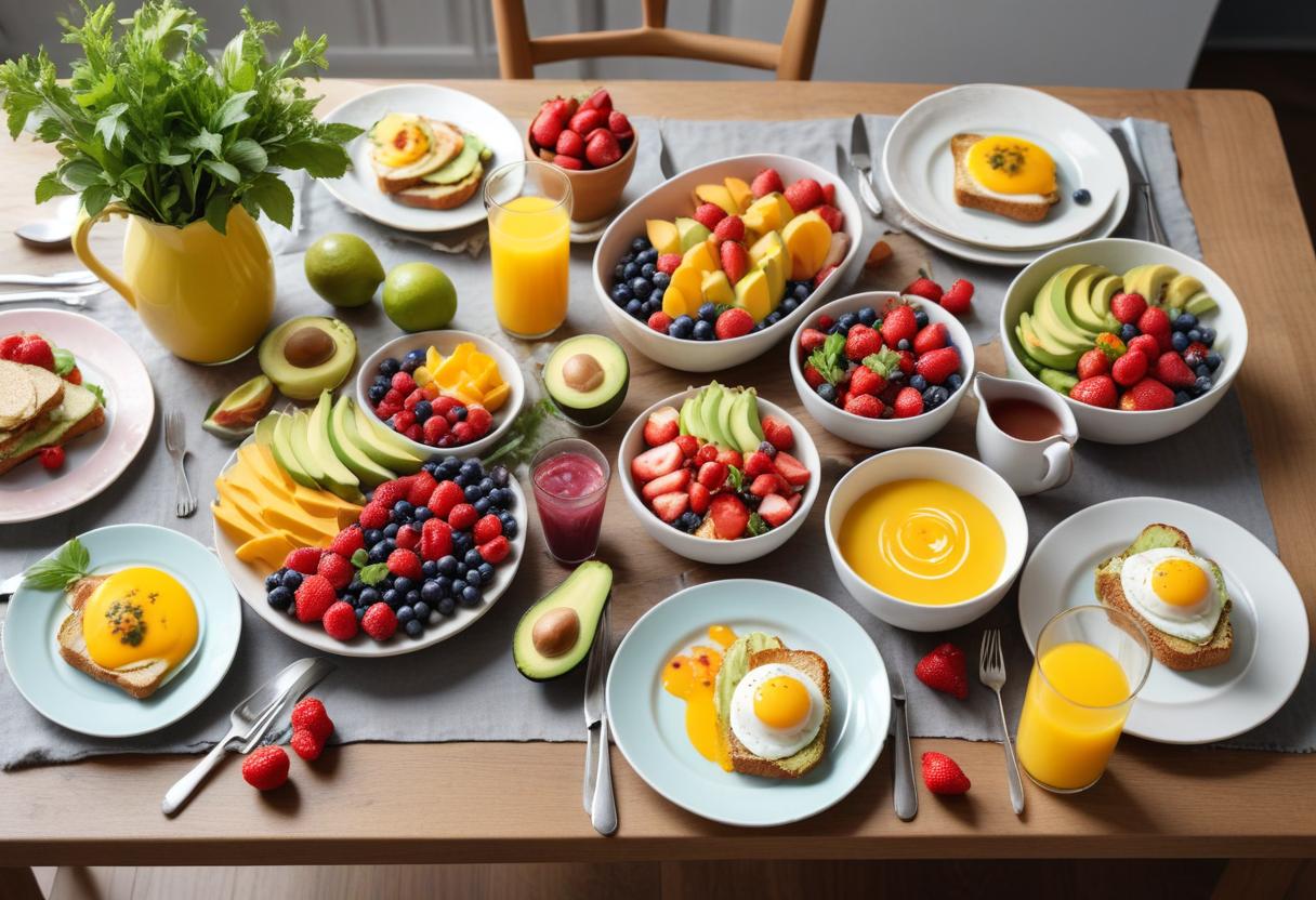 Låt oss fixa en härlig brunch illustration