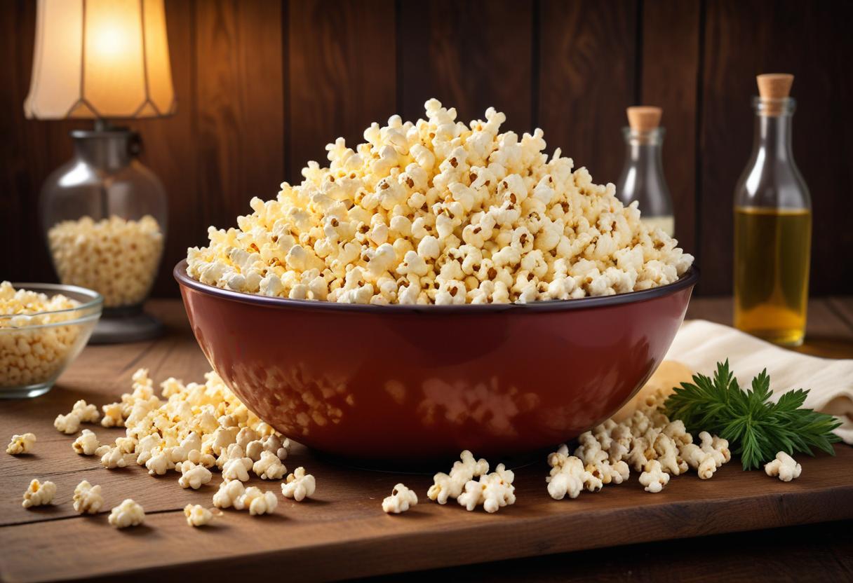 Popcorn kalorier illustration