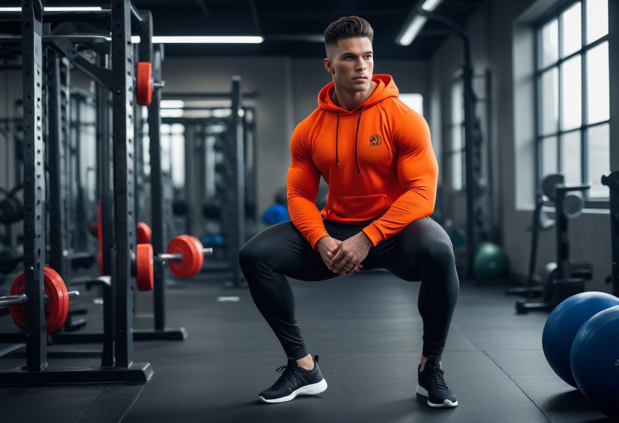 Kolla in de snyggaste gymkläderna för herrar! illustration